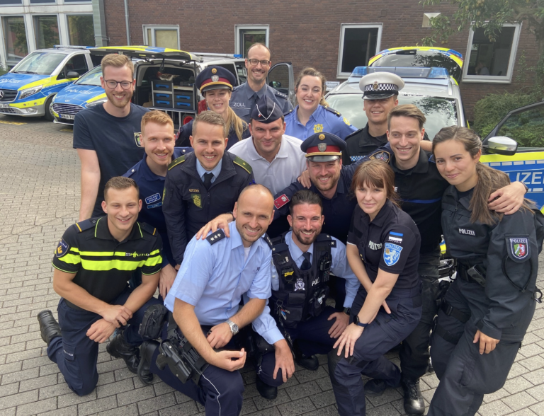 Münster on Patrol, des policiers de différents pays se retrouvent.
