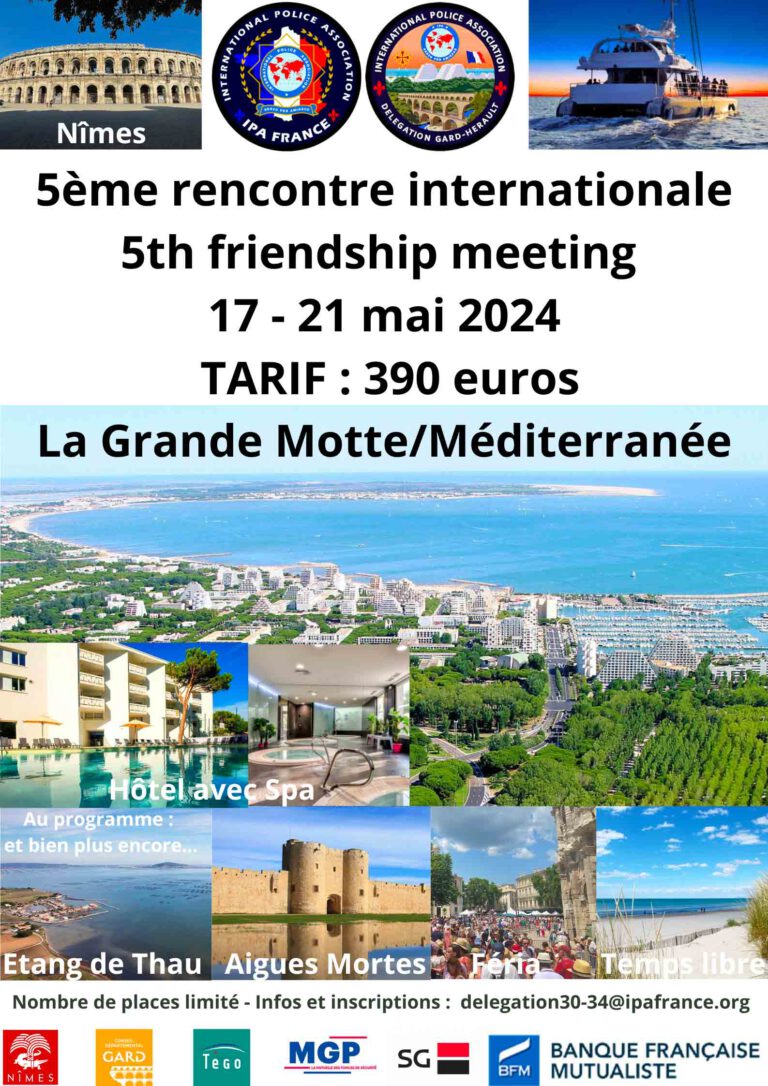 PROGRAMME RENCONTRE INTERNATIONALE DE L AMITIE DU 17 AU 21 MAI 2024