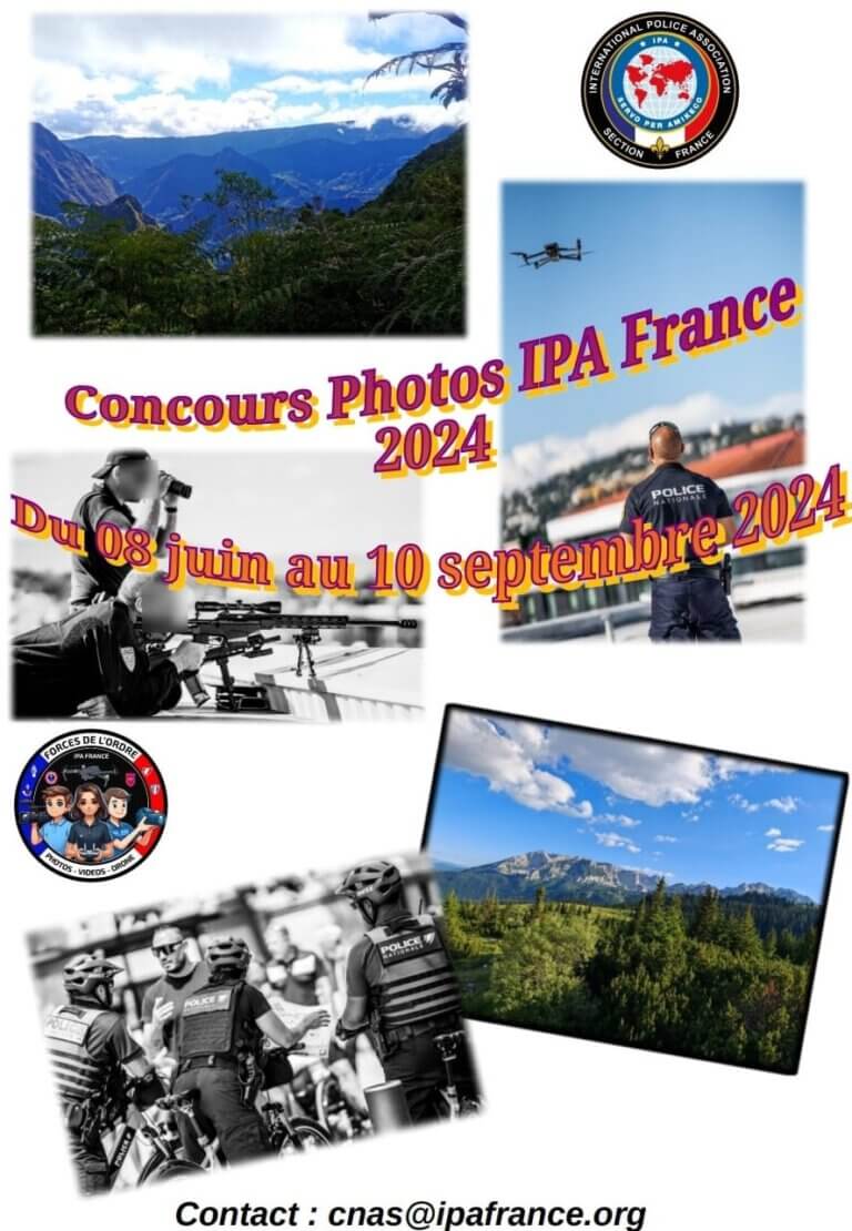 Premier grand concours photo de l’IPA France – International Police Association